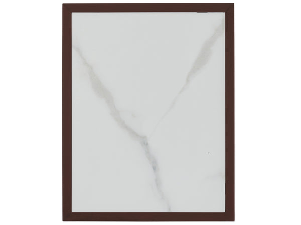 Lexington Tommy Bahama Outdoor 3420-955 Elegant End Table With Sintered Stone Top And Artisan Aluminum Frame For Outdoor Living Medium Brown Wood 3420-955