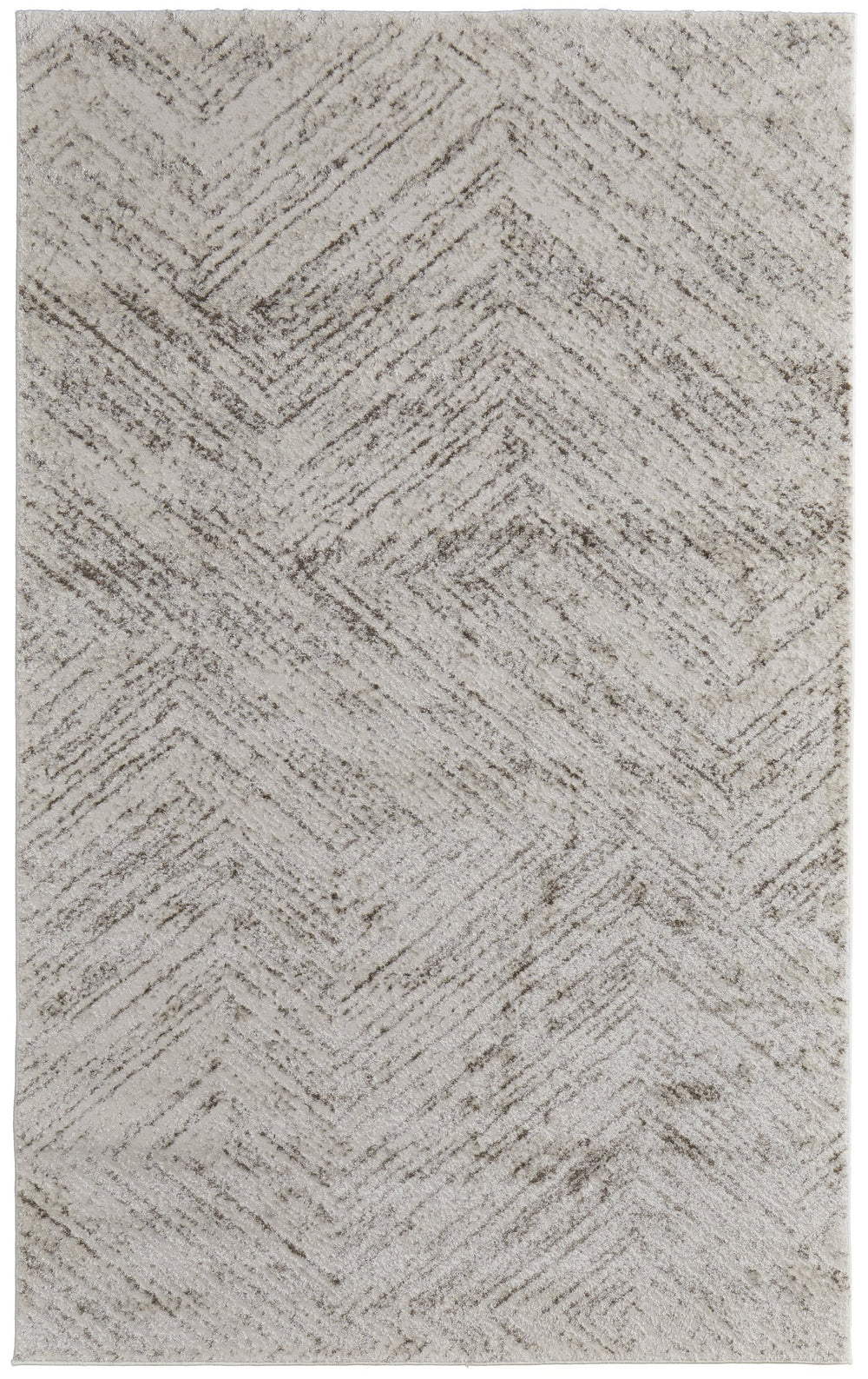 Feizy Rugs Vancouver Collection Stylish Geometric Area Rug – Durable, Soft Pile With Modern Abstract Design Ivory,Tan,Brown Polypropylene,Polyester Vnr39npfbgebrnf05