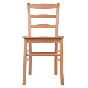 Winsome Wood Benjamin 2-piece Ladder-back Chair Set - Elegant Light Oak Dining Chairs For Home Decor Upgrade Light Oak Solid Wood 34232-winsome-wood