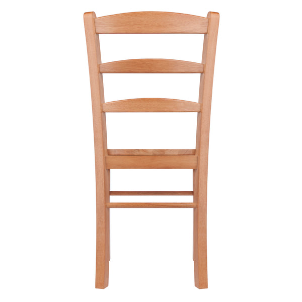Winsome Wood Benjamin 2-piece Ladder-back Chair Set - Elegant Light Oak Dining Chairs For Home Decor Upgrade Light Oak Solid Wood 34232-winsome-wood