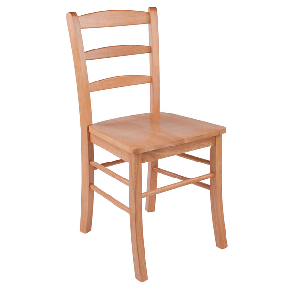 Winsome Wood Benjamin 2-piece Ladder-back Chair Set - Elegant Light Oak Dining Chairs For Home Decor Upgrade Light Oak Solid Wood 34232-winsome-wood
