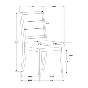 English Elm Set Of 2 Stylish Dining Chairs With Dove Grey Upholstered Seats For Modern Comfort & Versatility B016P227318-GIGA