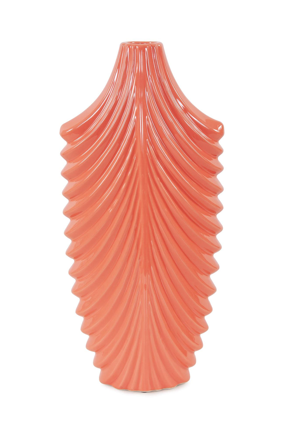Howard Elliott Coral Reef Vase - Handcrafted Glamorous Ceramic Design To Elevate Your Home Décor And Style Orange Ceramic 34254-howard-elliott