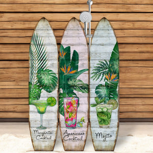 Homeroots 71" Green Solid Wood Folding Three Panel Screen Room Divider   342731