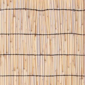 Homeroots 67" White And Natural Manufactured Wood Folding Three Panel Screen Room Divider   342754