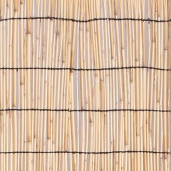 Homeroots 67" White And Natural Manufactured Wood Folding Three Panel Screen Room Divider   342754