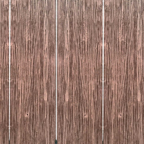 Homeroots 84" Brown Folding Four Panel Screen Room Divider  Wood 342772