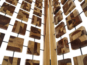 Homeroots 72" Brown Solid Wood Folding Three Panel Screen Room Divider   342781