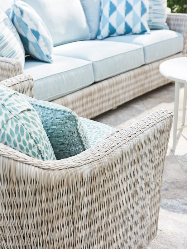 Lexington Tommy Bahama Outdoor 3430-10sw-40 Seabrook Swivel Lounge Chair - Elegant Outdoor Seating With All-weather Wicker Design  Wood 3430-10sw-40