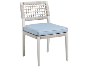 Lexington Tommy Bahama Outdoor 3430-12-40 Seabrook Dining Side Chair - Elegant Outdoor Seating With Durable Wicker & Glass Top  Wood 3430-12-40