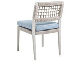 Lexington Tommy Bahama Outdoor 3430-12-40 Seabrook Dining Side Chair - Elegant Outdoor Seating With Durable Wicker & Glass Top  Wood 3430-12-40