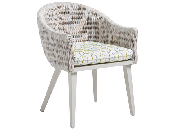 Lexington Tommy Bahama Outdoor 3430-18-40 Seabrook Arm Chair – Elegant Outdoor Seating With All-weather Wicker & Contemporary Design  Wood 3430-18-40