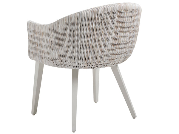Lexington Tommy Bahama Outdoor 3430-18-40 Seabrook Arm Chair – Elegant Outdoor Seating With All-weather Wicker & Contemporary Design  Wood 3430-18-40