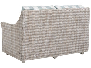 Lexington Tommy Bahama Outdoor 3430-22-40 Seabrook Loveseat - Elegant Outdoor Seating With Durable Wicker And Contemporary Design  Wood 3430-22-40