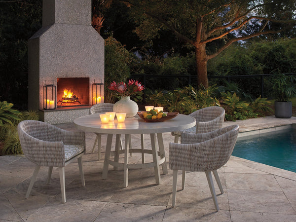 Lexington Tommy Bahama Outdoor 3430-18-40 Seabrook Arm Chair – Elegant Outdoor Seating With All-weather Wicker & Contemporary Design  Wood 3430-18-40