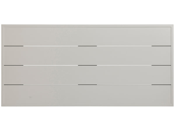 Lexington Tommy Bahama Outdoor 3430-873 Seabrook High/Low Bistro Table - Stylish Outdoor Dining With Oyster White Finish & Glass Top Ivory Wood 3430-873