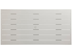 Lexington Tommy Bahama Outdoor 3430-877 Seabrook Rectangular Dining Table - Elegant Outdoor Design With Oyster White Finish Ivory Wood 3430-877