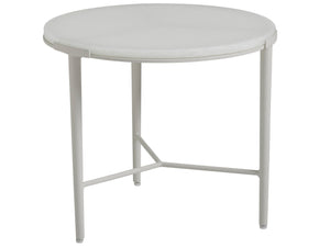 Lexington Tommy Bahama Outdoor 3430-947c Seabrook Bunching Cocktail Table - Elegant Outdoor Living With Artistic White Glass Top Ivory Wood 3430-947c