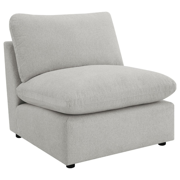 English Elm Hollander Modular Fabric Sectional with Three Power Recliners for Flexible Living Rooms B062S01810