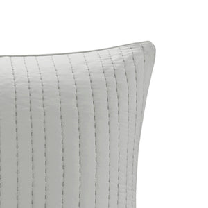 JLA Home INK+IVY - Cotton Quilted Euro Sham Cover 26x26 with Embroidered Texture, Farmhouse Shabby-Chic Breathable Cotton II11-930