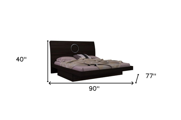 HomeRoots Four Piece Wood Brown Solid Wood Bedroom Set – Timeless Elegance with Dresser, Nightstand & Mirror 343982