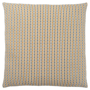 Homeroots Set Of Two 18" X 18" Gold And White Polyester Striped Zippered Pillow Gold,Grey  344103