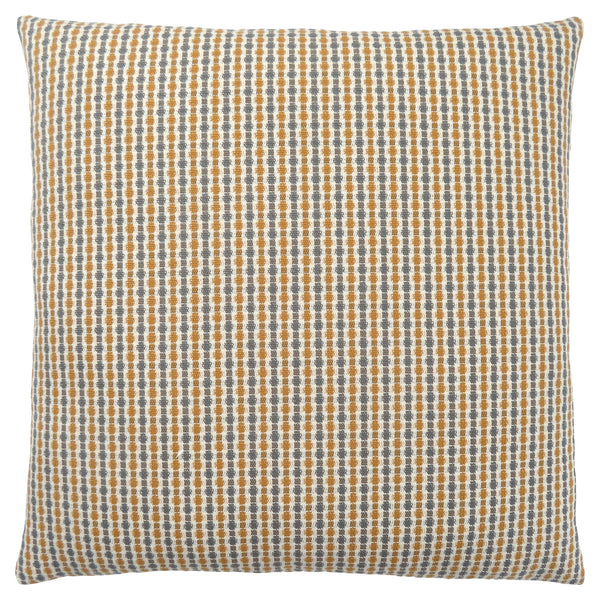 Homeroots Set Of Two 18" X 18" Gold And White Polyester Striped Zippered Pillow Gold,Grey  344103