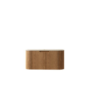 English Elm 30" Muri Oak Woodgrain Plywood Vanity Base Cabinet with Soft Close Doors W2615P338022