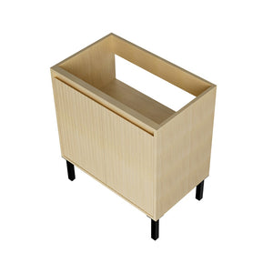 English Elm 075 Floating Wall Mounted Bathroom Vanity Cabinet with Soft Close Drawers Matte Finish W3520P349562