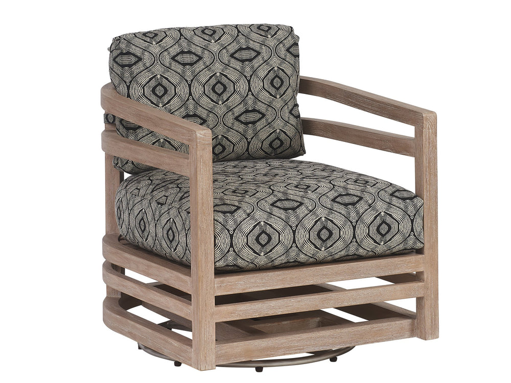 Lexington Tommy Bahama Outdoor 3450-10sw-41 Stillwater Cove Swivel Lounge Chair - Elegant Teak Design For Ultimate Outdoor Comfort  Wood 3450-10sw-41