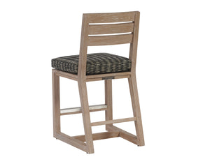 Lexington Tommy Bahama Outdoor 3450 Stillwater Cove Stool - Casual Contemporary Design In Sustainably Sourced Teak For Outdoor Comfort  Wood 3450-17-40
