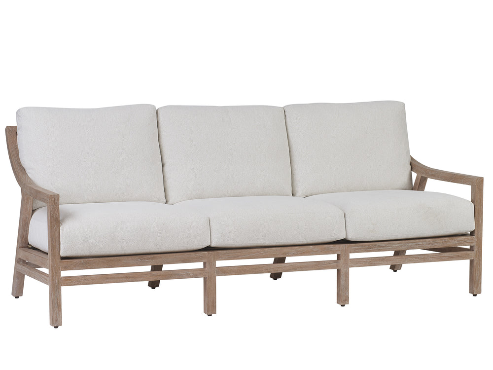Lexington Tommy Bahama Outdoor 3450-33-40 Stillwater Cove Sofa - Elegant Deep Seating In Sustainable Teak For Luxurious Outdoor Living  Wood 3450-33-40