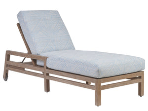Lexington Tommy Bahama Outdoor 3450-75-40 Stillwater Cove Chaise Lounge - Elegant Teak Design For Luxurious Outdoor Comfort  Wood 3450-75-40
