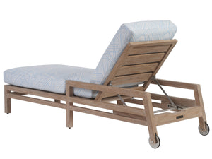 Lexington Tommy Bahama Outdoor 3450-75-40 Stillwater Cove Chaise Lounge - Elegant Teak Design For Luxurious Outdoor Comfort  Wood 3450-75-40