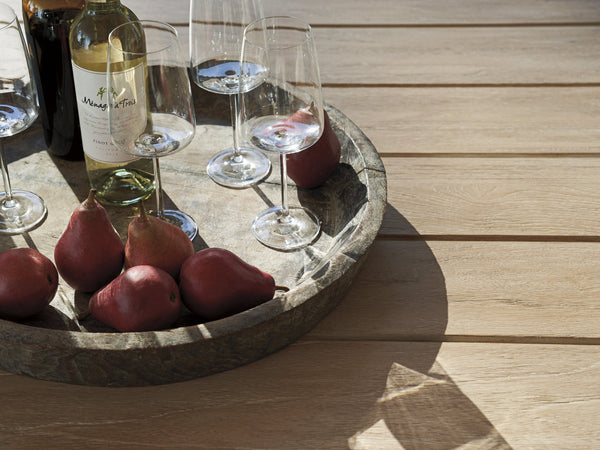 Lexington Tommy Bahama Outdoor 3450-877 Elegant Rectangular Dining Table - Stillwater Cove Collection For Luxurious Outdoor Living Taupe Wood 3450-877