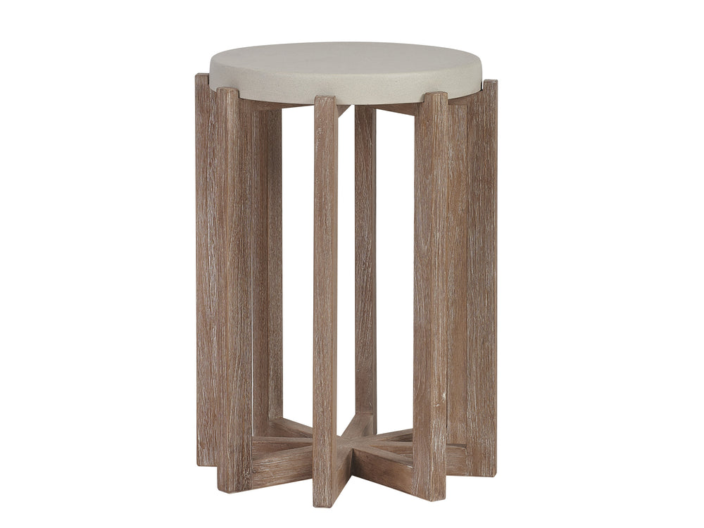 Lexington Tommy Bahama Outdoor 3450-952 Stillwater Cove Accent Table - Stylish Outdoor Design With Weather-resistant Top For Comfort Taupe Wood 3450-952