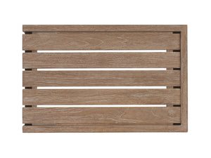 Lexington Tommy Bahama Outdoor 3450-957 Stillwater Cove Drink Table – Elegant Teak Design For Outdoor Comfort And Style Taupe Wood 3450-957