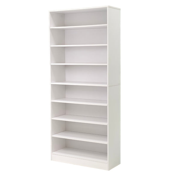 English Elm 9 Tier Freestanding Shoe Rack Tall Mdf Storage Organizer for Entryway Hallway White W3204P454074
