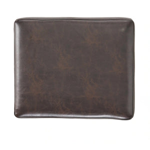 English Elm Christopher Knight Home® - [OLD Set of 2 30" Backless Faux Leather Counter Height Barstool Brown — Transitional 2-Pack Durable Upholstery 74504.00PU