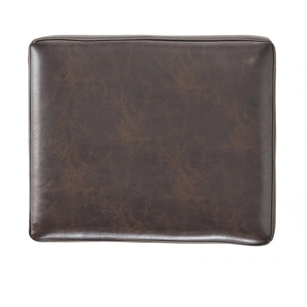 English Elm Christopher Knight Home® - [OLD Set of 2 30" Backless Faux Leather Counter Height Barstool Brown — Transitional 2-Pack Durable Upholstery 74504.00PU