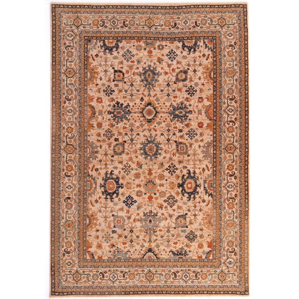 Capel Rugs Lineage-keshan Exquisite New Zealand Wool Rug – Timeless Artistry For Elegant Home Décor Sand, Tan 100% Wool 3457rs06070910700
