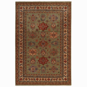 Capel Rugs Lineage-medallion Timeless New Zealand Wool Rug – Elegant Design Inspired By Traditional Artistry Laurel, Terra Cotta 100% Wool 3458rs08021106225