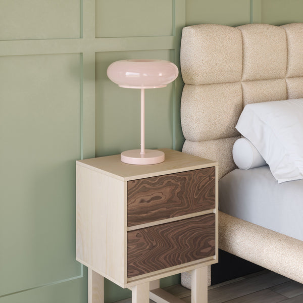 Zuo Modern Munk Table Lamp Pink - Modern Design, Chic Aesthetic, Versatile Lighting For Any Contemporary Space Pink Pvc,Steel 56179-zuo-modern