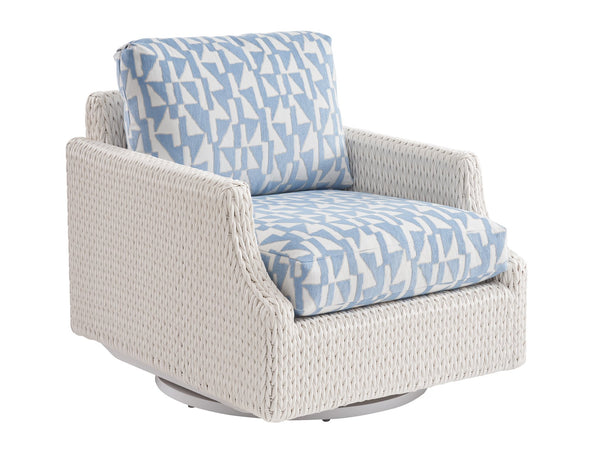 Lexington Tommy Bahama Outdoor 3460-11sg-40 Swivel Glider Lounge Chair - Coastal Elegance With Custom Fabrics For Ultimate Relaxation  Wood 3460-11sg-40