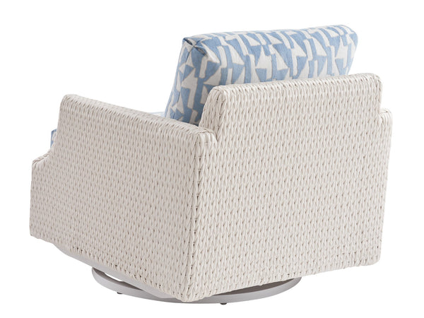 Lexington Tommy Bahama Outdoor 3460-11sg-40 Swivel Glider Lounge Chair - Coastal Elegance With Custom Fabrics For Ultimate Relaxation  Wood 3460-11sg-40