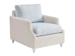 Lexington Tommy Bahama Outdoor 3460-11-40 Lounge Chair - Elevate Your Outdoor Oasis With Elegant Herringbone Weave And Custom Fabrics  Wood 3460-11-40