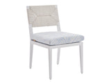 Tommy Bahama Outdoor 3460-12-40 Ocean Breeze Promenade Side Dining Chair - Elegant Coastal Design with Custom Fabrics