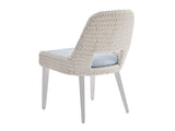 Lexington Tommy Bahama Outdoor 3460-18-40 Ocean Breeze Promenade Outdoor Dining Chair With Elegant Herringbone Weave & Comfort  Wood 3460-18-40