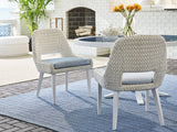 Lexington Tommy Bahama Outdoor 3460-18-40 Ocean Breeze Promenade Outdoor Dining Chair With Elegant Herringbone Weave & Comfort  Wood 3460-18-40