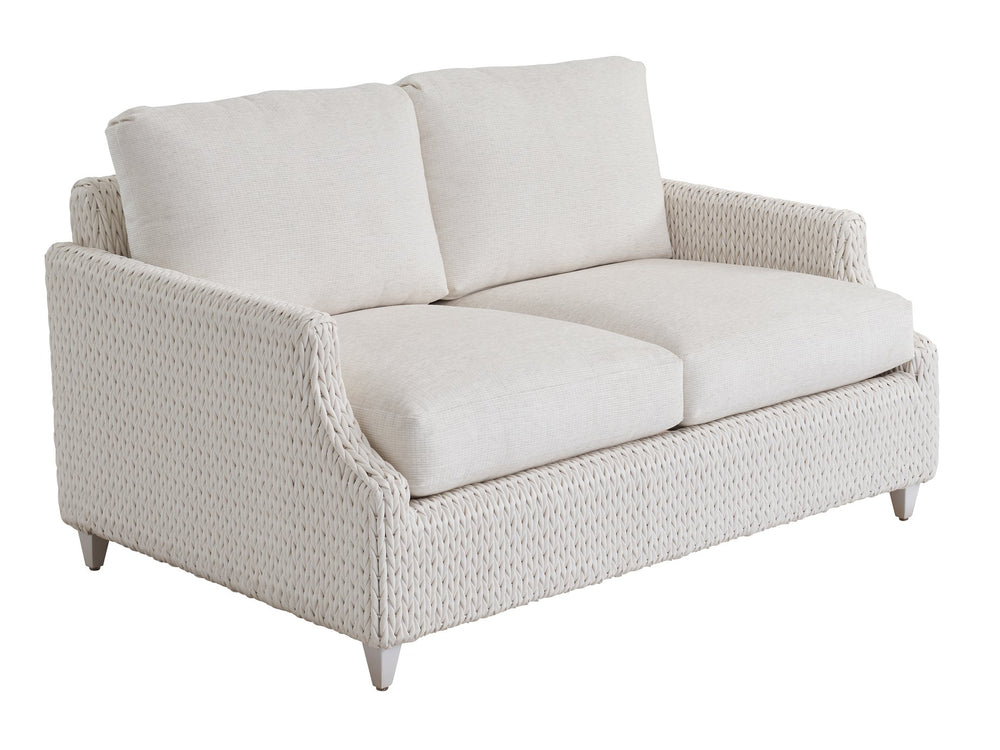 Lexington Tommy Bahama Outdoor 3460-22-40 Loveseat - Ocean Breeze Promenade: Elegant Coastal Design With Custom Performance Fabrics  Wood 3460-22-40